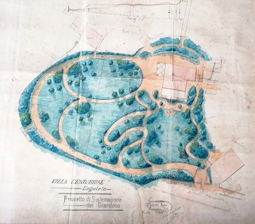 The historic park plan
